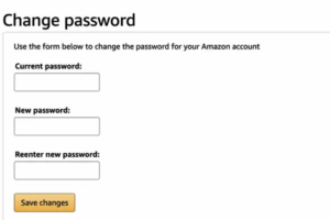 How to Change Your Amazon Flex Password